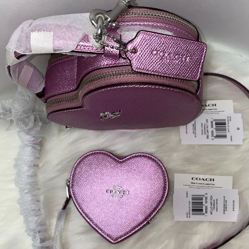 Coach 💞 heart set New